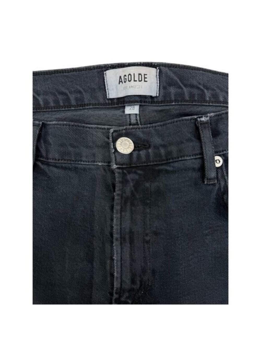 Agolde Toni Mid Rise Straight Jeans In Feral - Picture 3 of 7